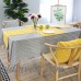Geometría mantel clásico multifuncional algodón y lino rectangular mesa de comedor tela para la cocina decoración del hogar ali-29594556
